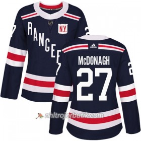 Dame Ishockey New York Rangers Tröja Ryan McDonagh 27 Adidas 2017-2018 Marinblå 2018 Winter Classic Authentic